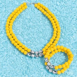 Yellow & Daffodil beads. Get The Complete Look with Bracelet.